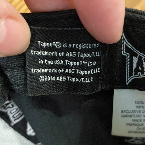 Tapout Cherokee Cap Hat Black  / Camo Woodland - Picture 7 of 7